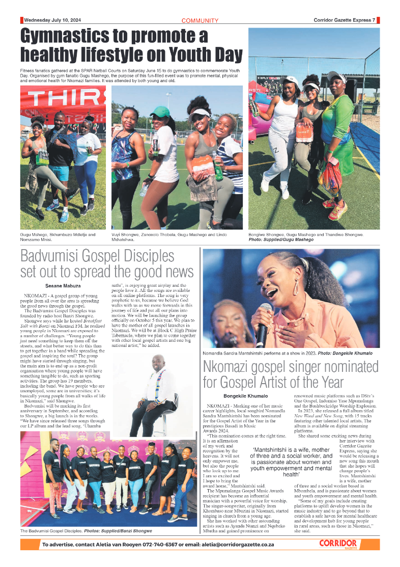 Corridor Gazette Express 10 July 2024 page 7