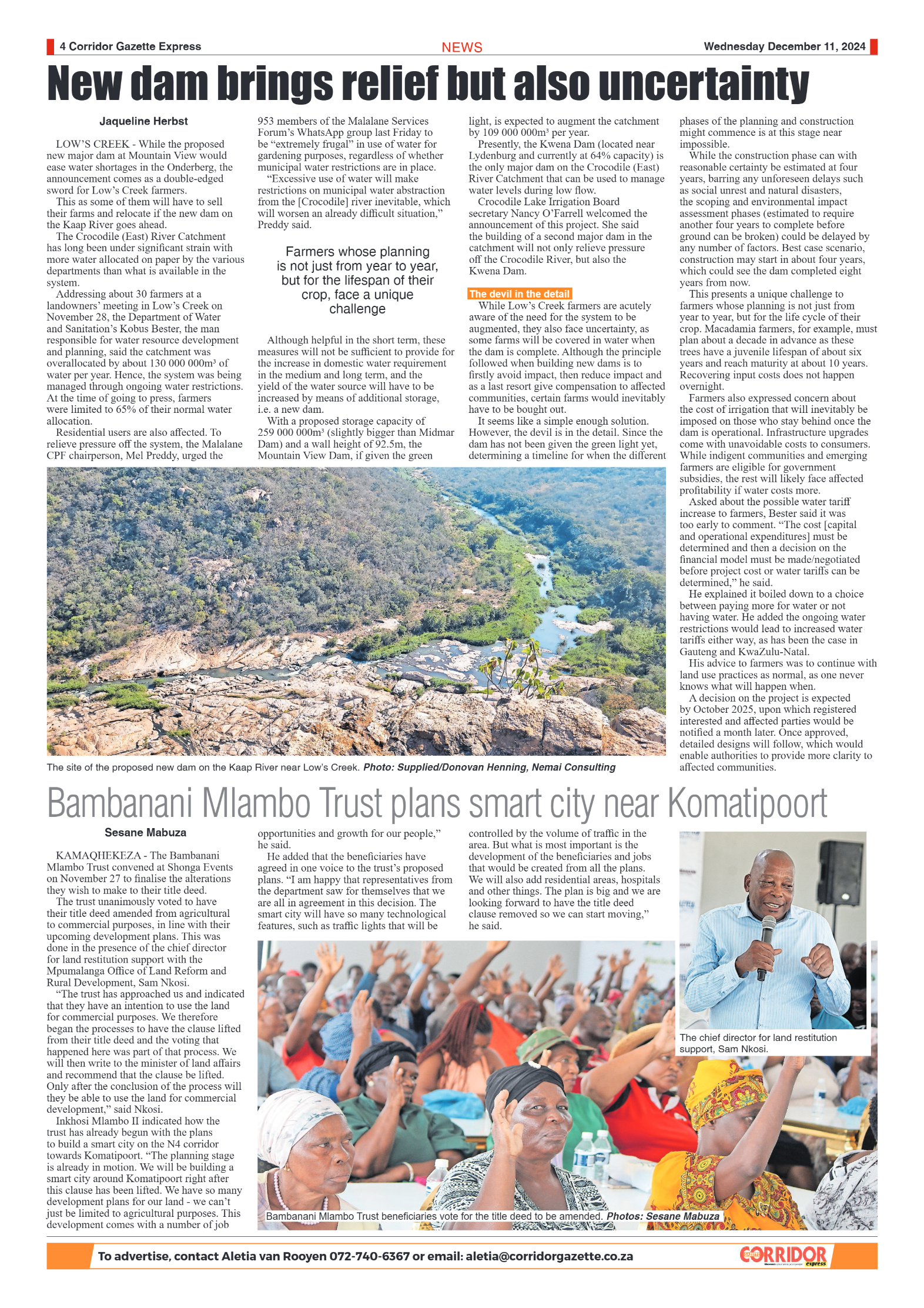 Corridor Gazette Express 11 December 2024 page 4
