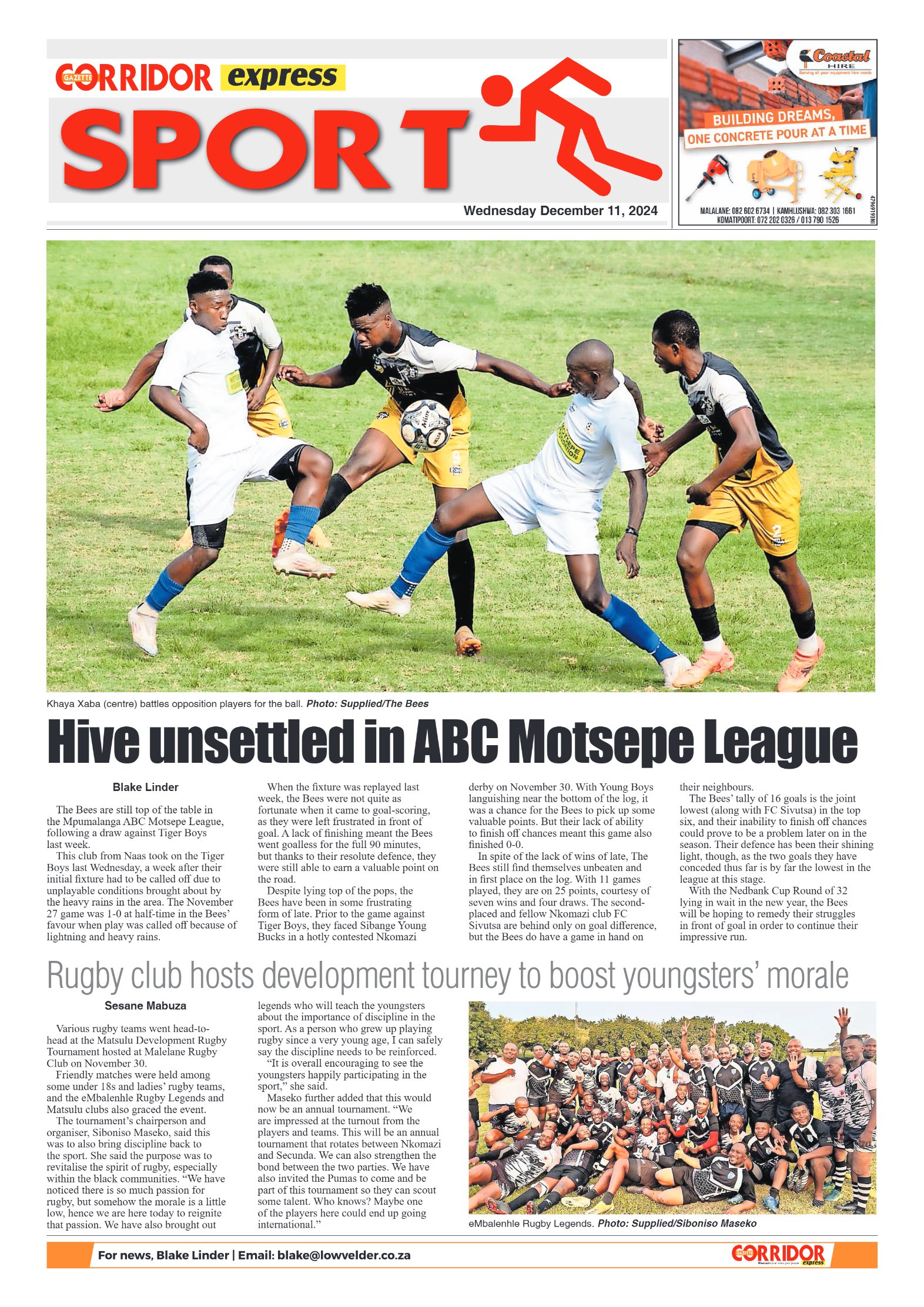 Corridor Gazette Express 11 December 2024 page 8