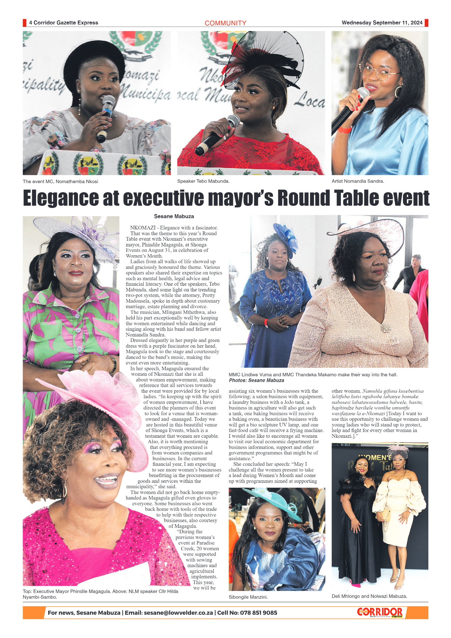 Corridor Gazette Express 11 September 2024 page 4