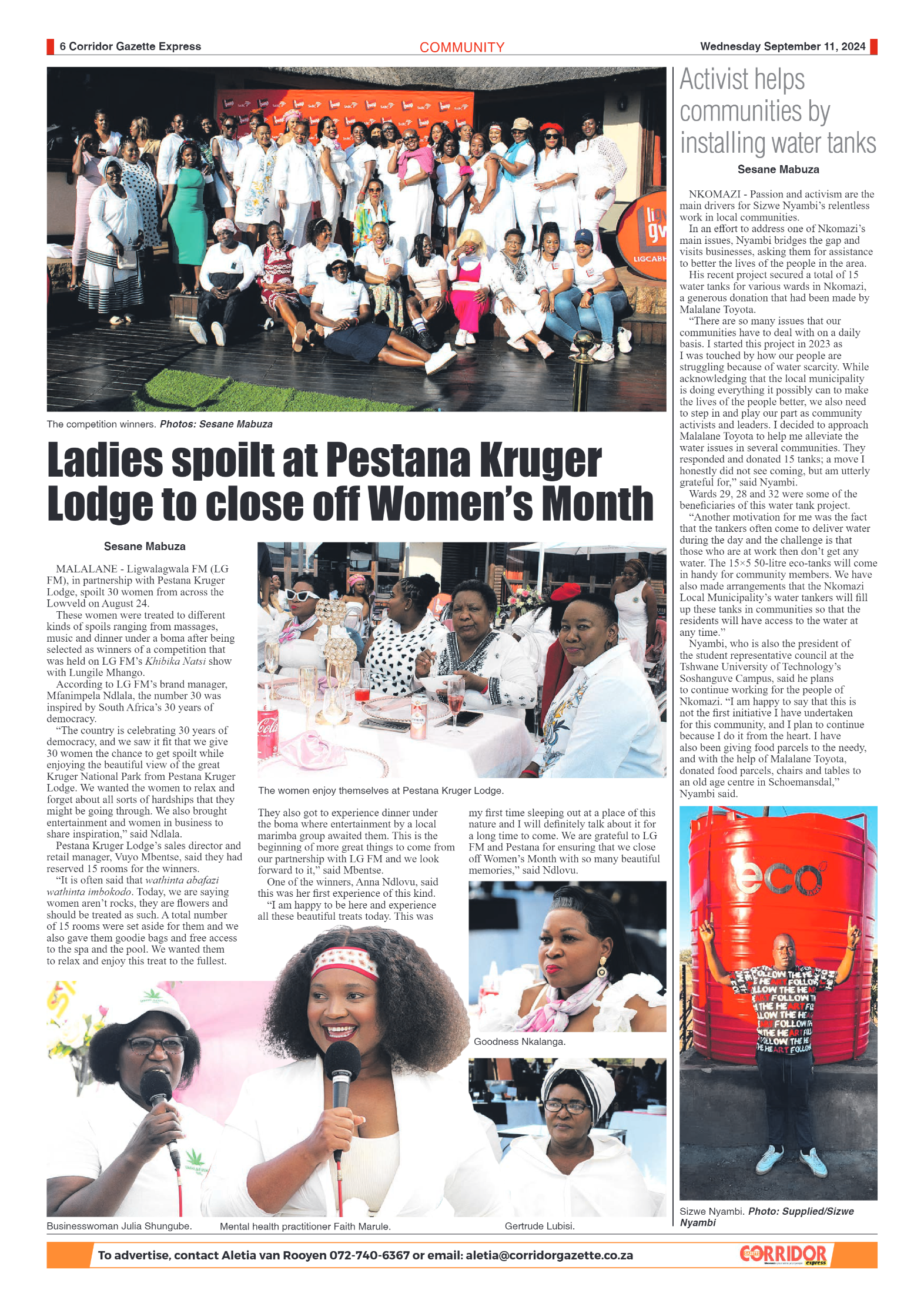 Corridor Gazette Express 11 September 2024 page 6