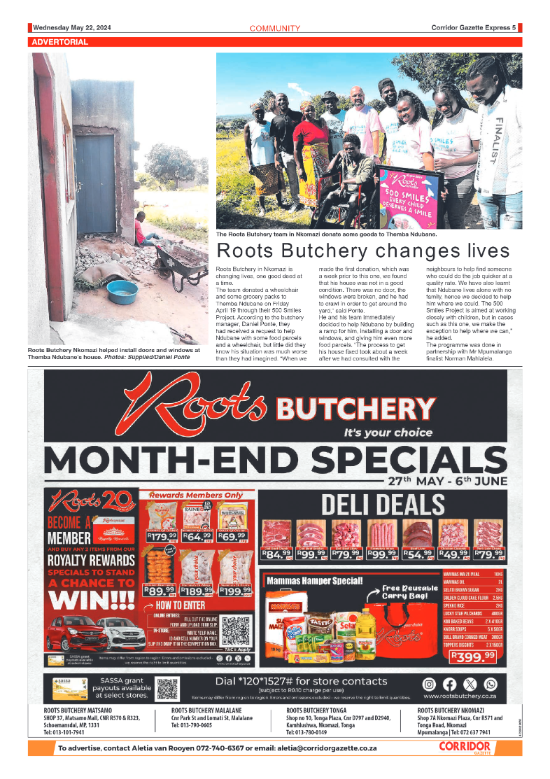 Corridor Gazette Express 22 May 2024 page 5