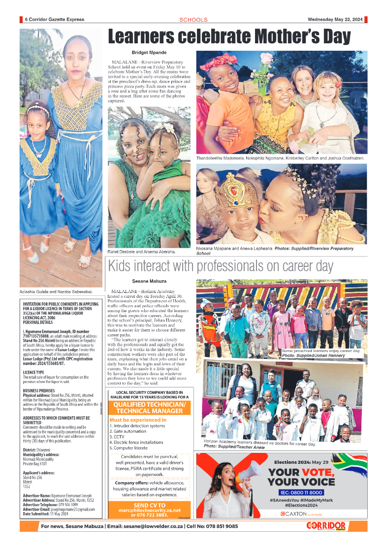 Corridor Gazette Express 22 May 2024 page 6