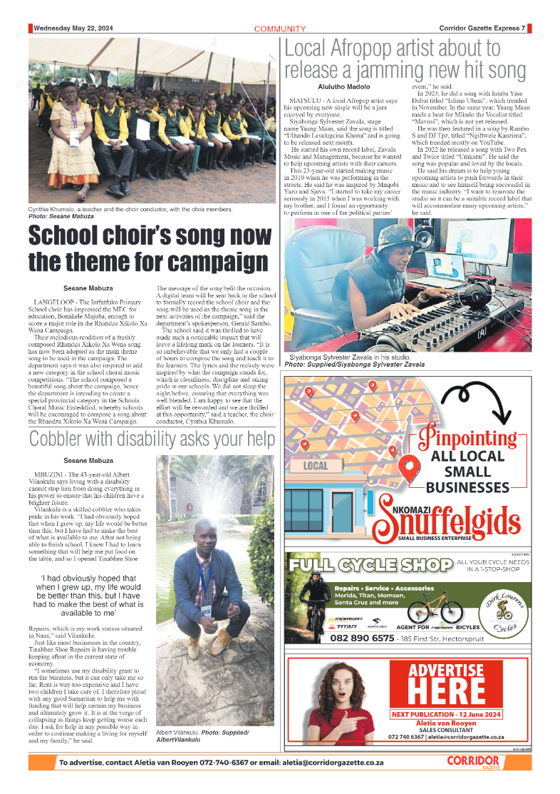 Corridor Gazette Express 22 May 2024 page 7