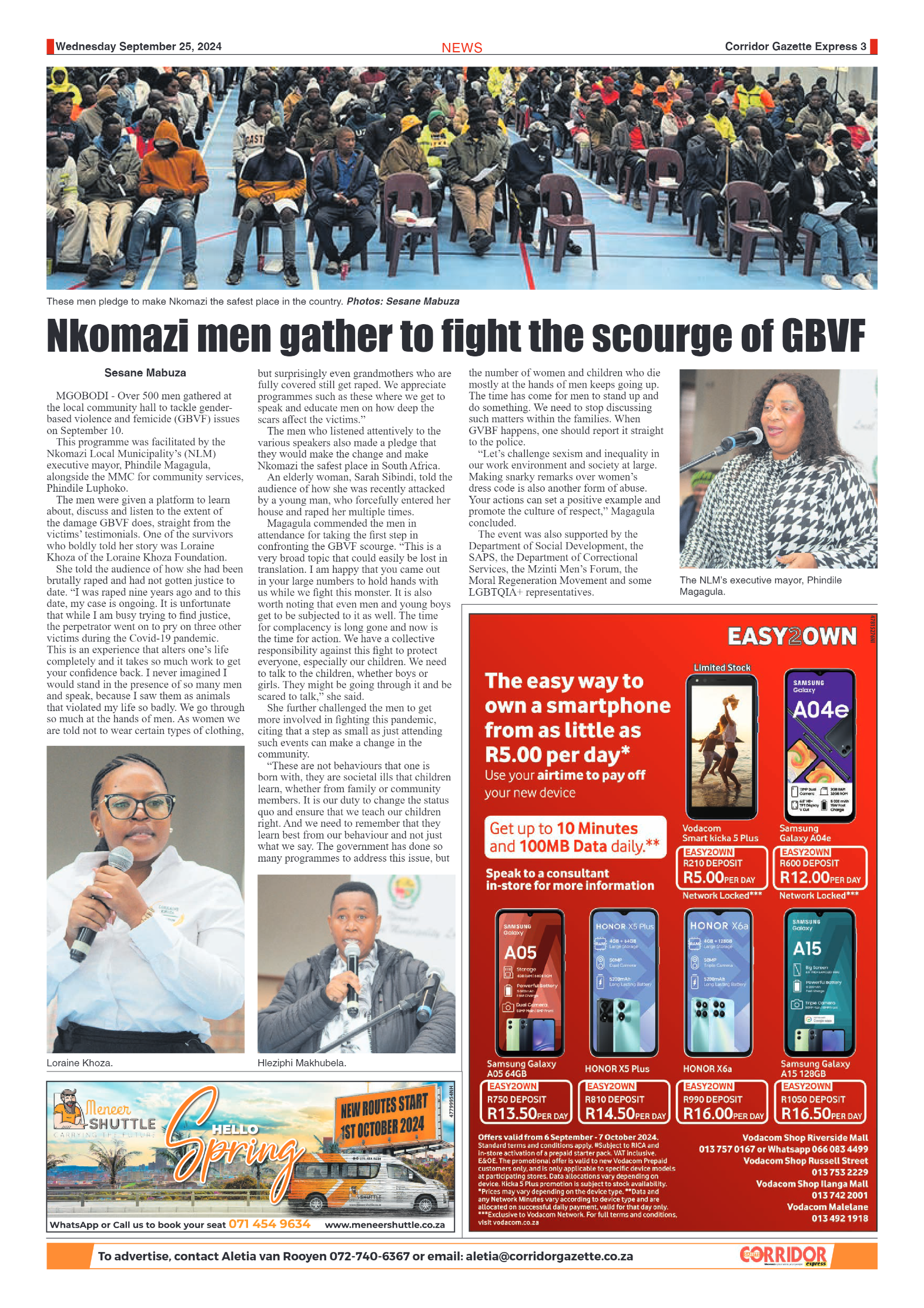 Corridor Gazette Express 25 September 2024 page 3