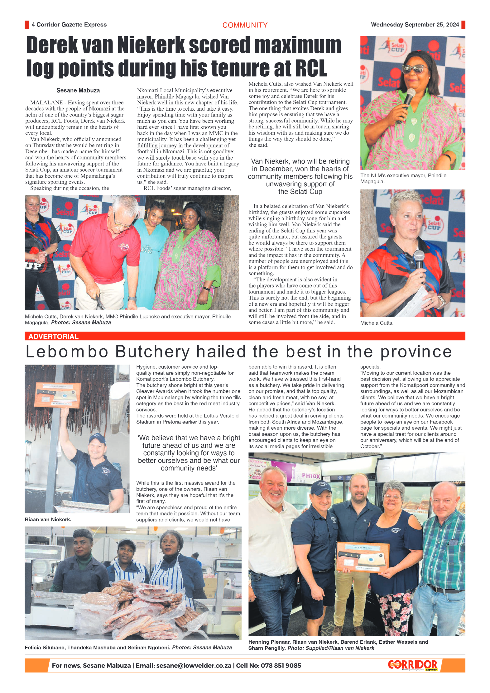 Corridor Gazette Express 25 September 2024 page 4