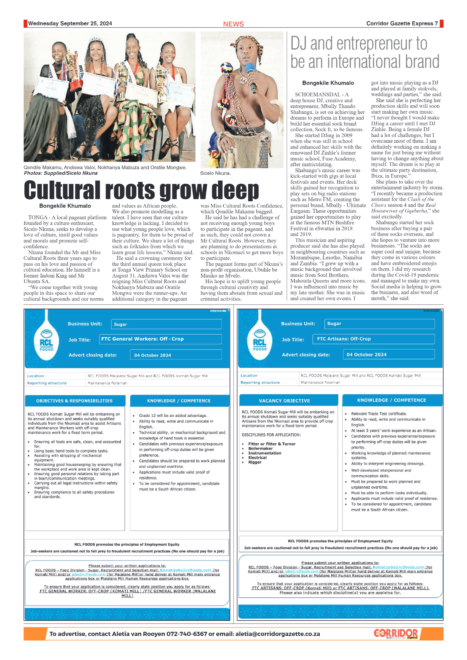 Corridor Gazette Express 25 September 2024 page 7