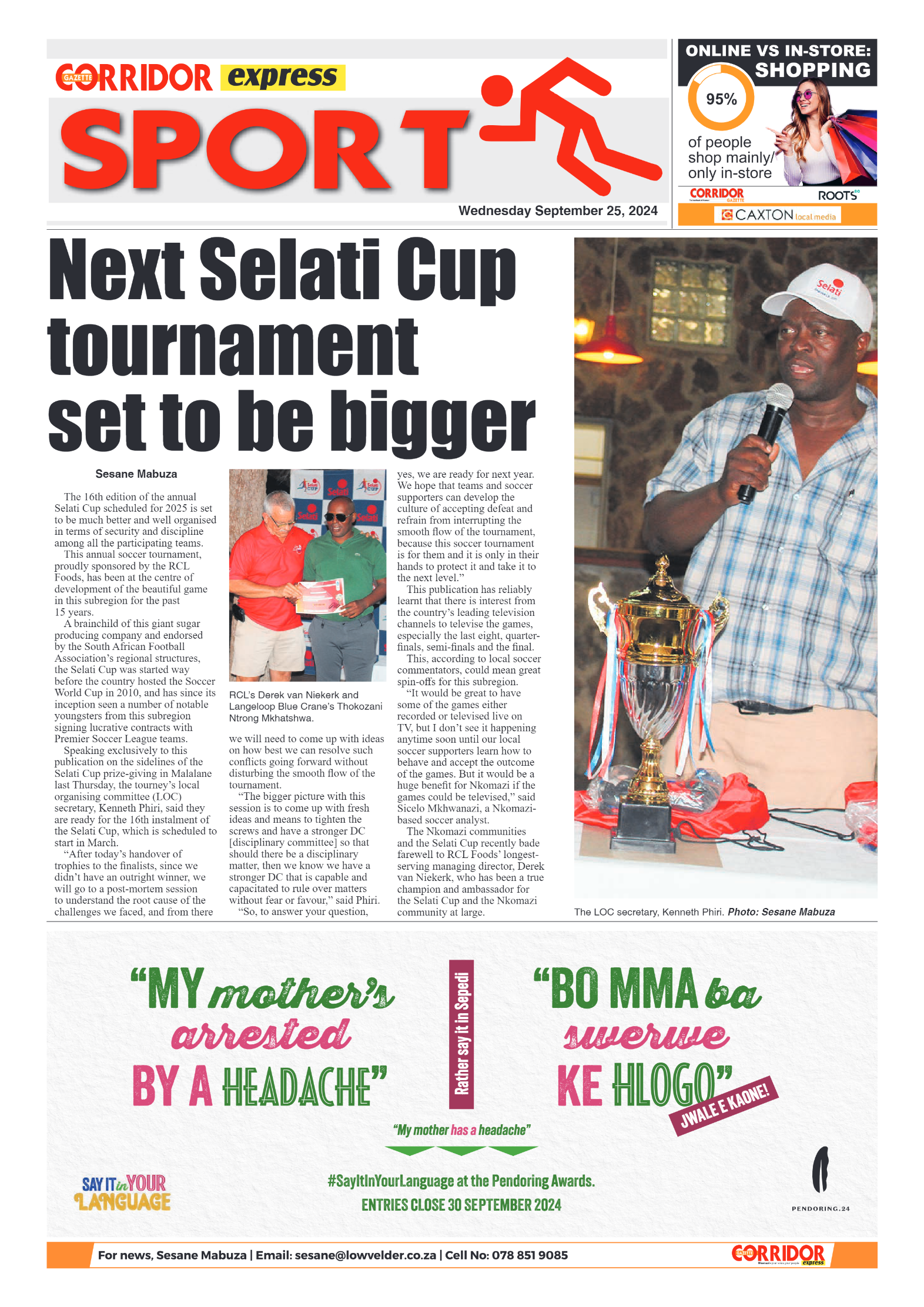 Corridor Gazette Express 25 September 2024 page 8