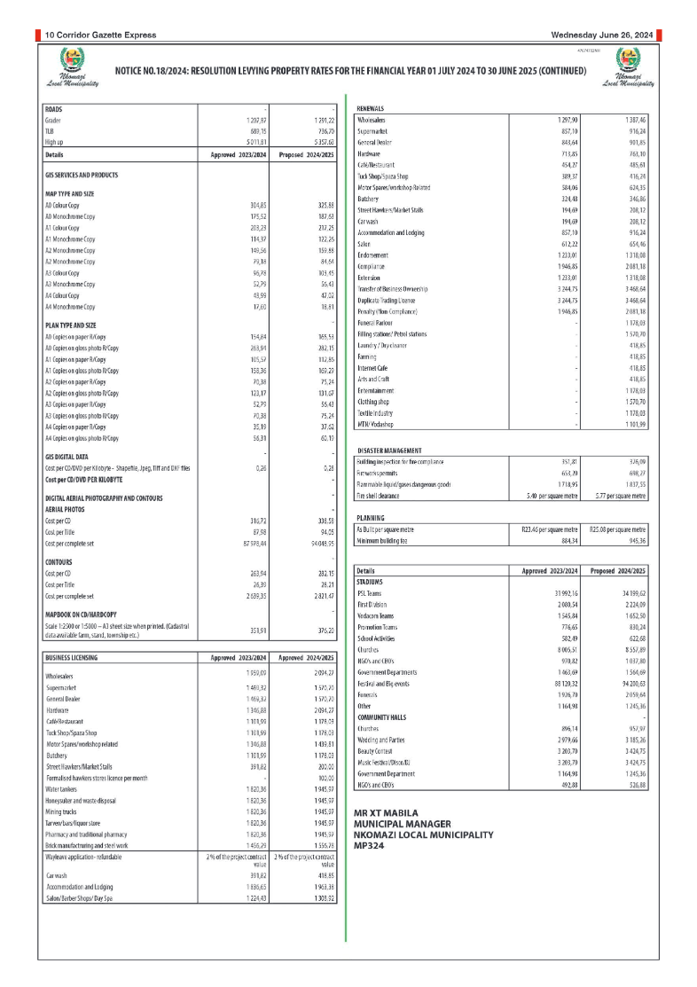 Corridor Gazette Express 26 June 2024 page 10