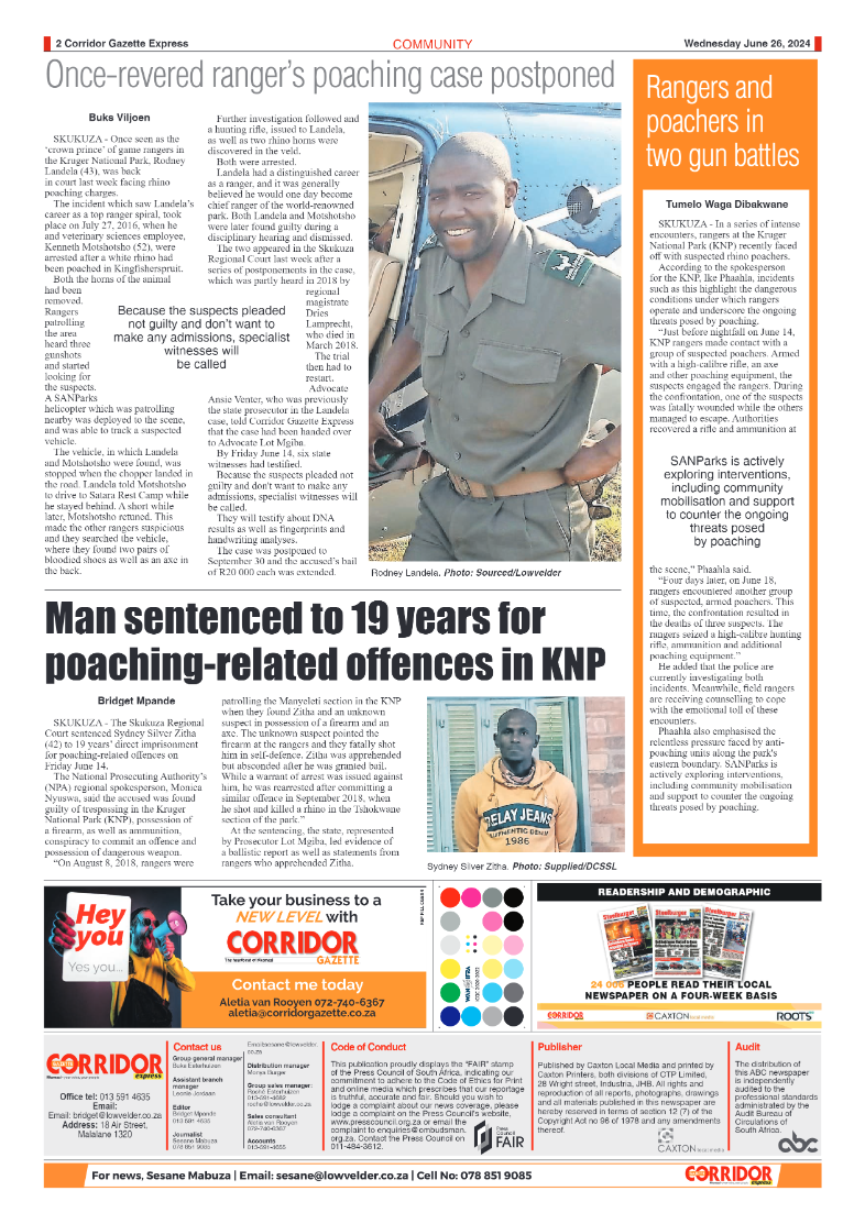 Corridor Gazette Express 26 June 2024 page 2