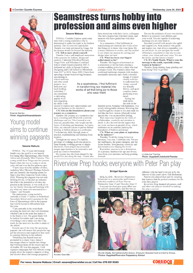Corridor Gazette Express 26 June 2024 page 6