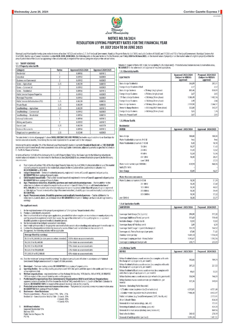 Corridor Gazette Express 26 June 2024 page 7