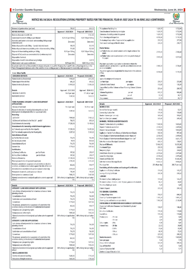 Corridor Gazette Express 26 June 2024 page 8