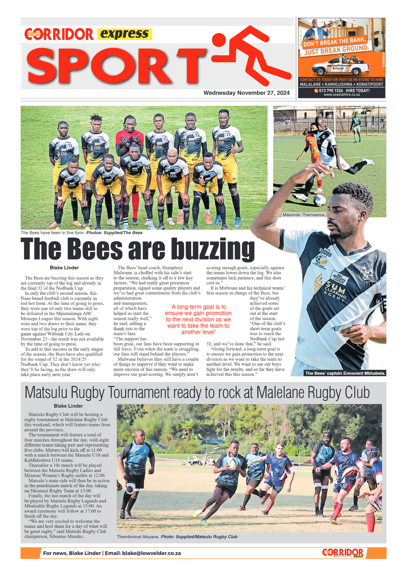 Corridor Gazette Express 27 November 2024 page 8