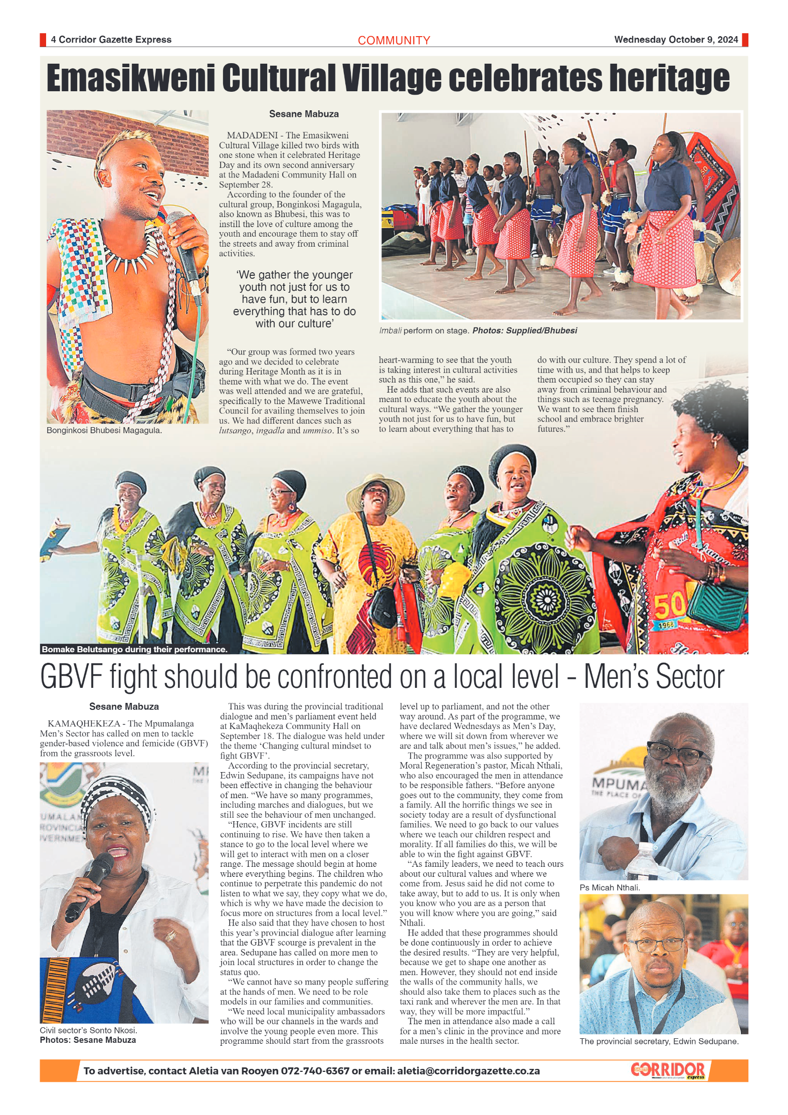Corridor Gazette Express 9 October 2024 page 4