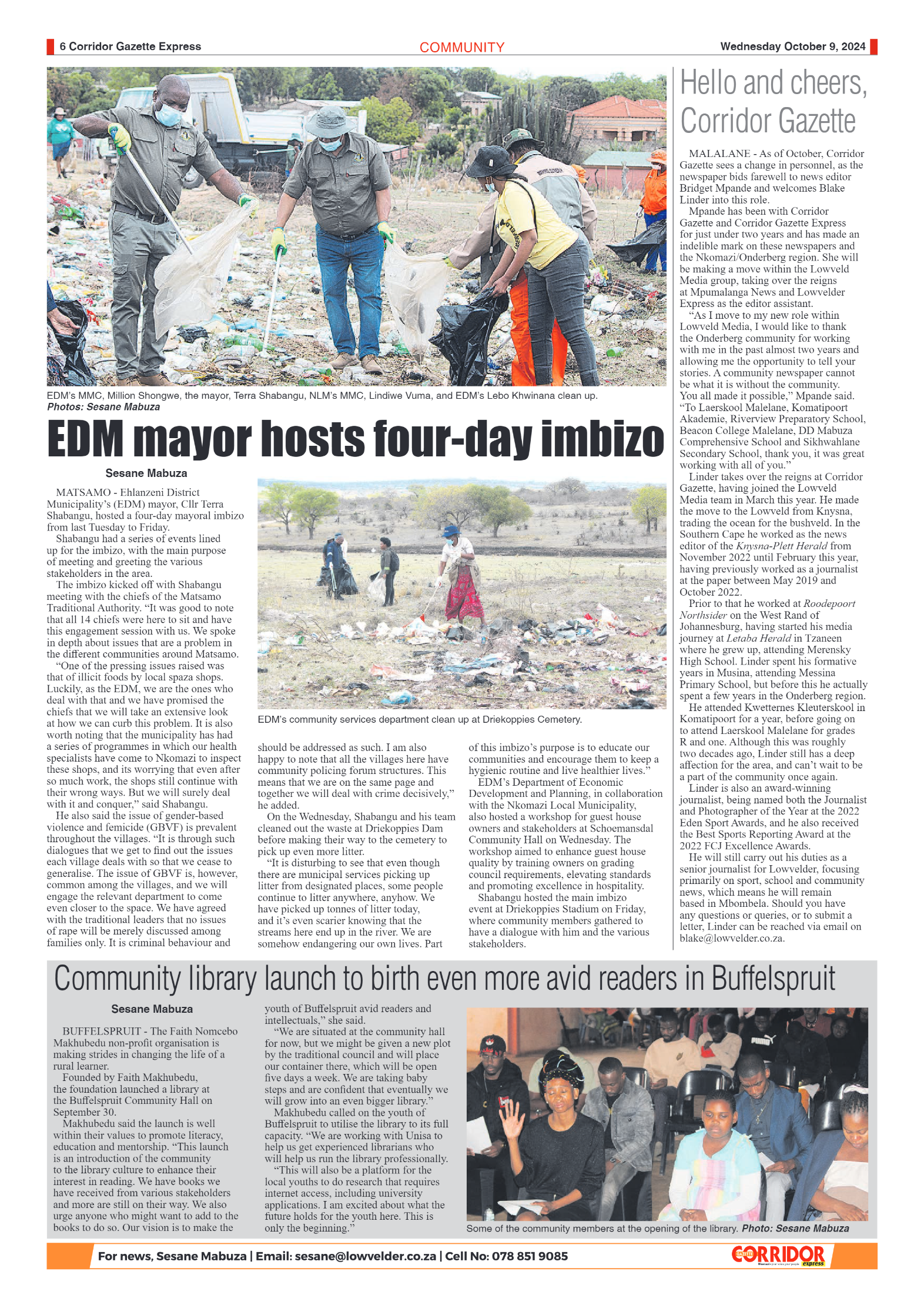 Corridor Gazette Express 9 October 2024 page 6