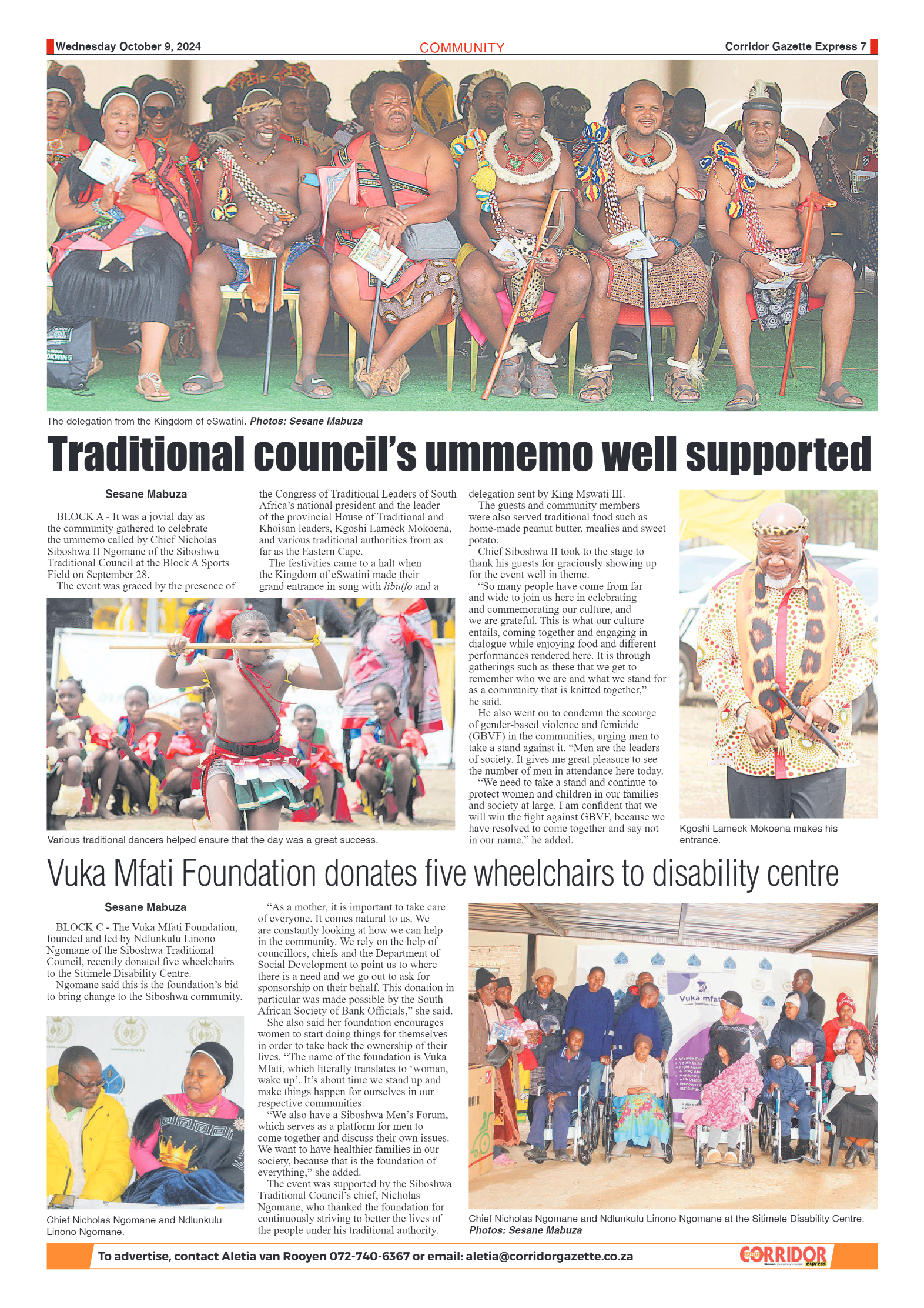 Corridor Gazette Express 9 October 2024 page 7