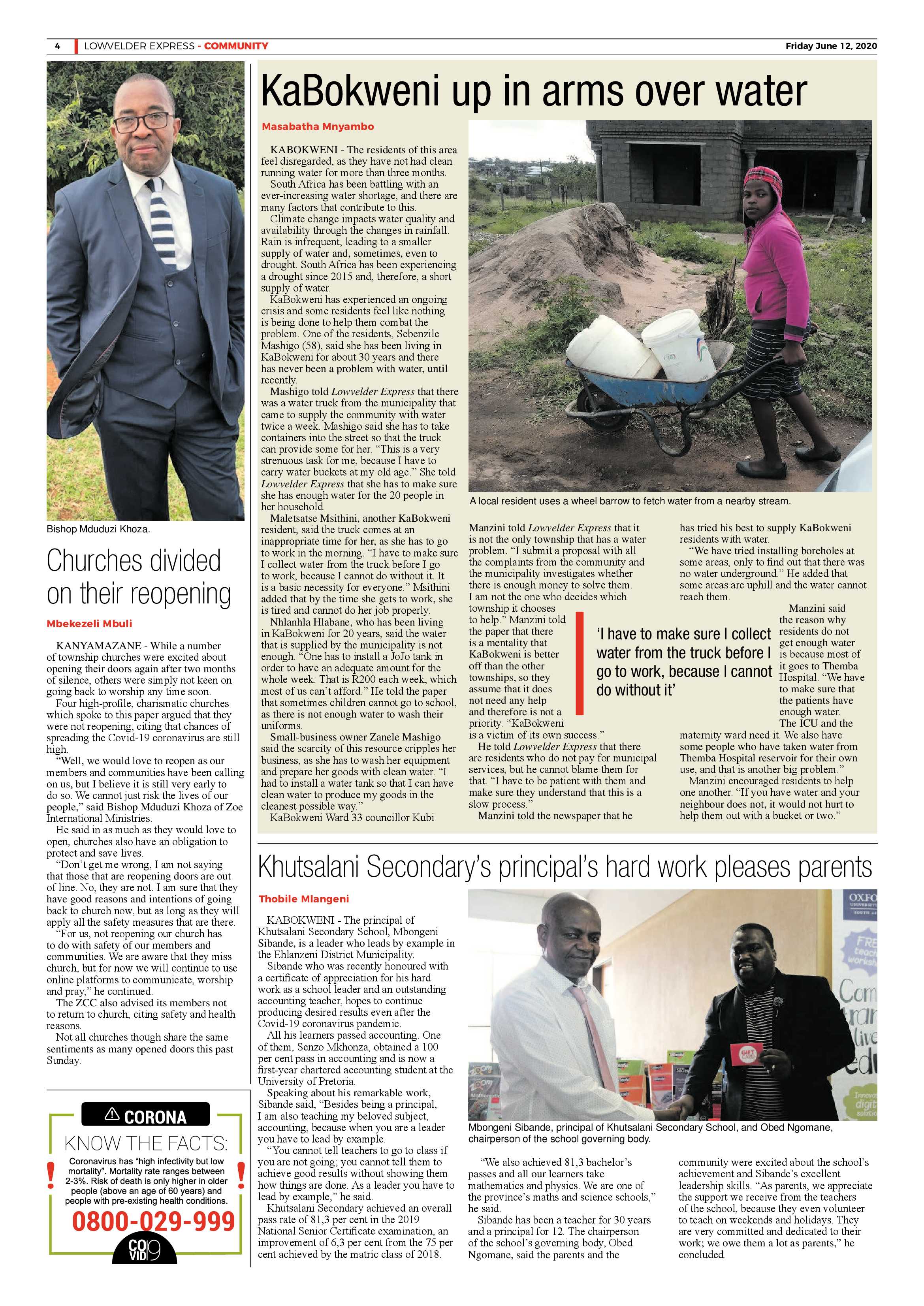 Lowveld Express 12 June 2020 page 4