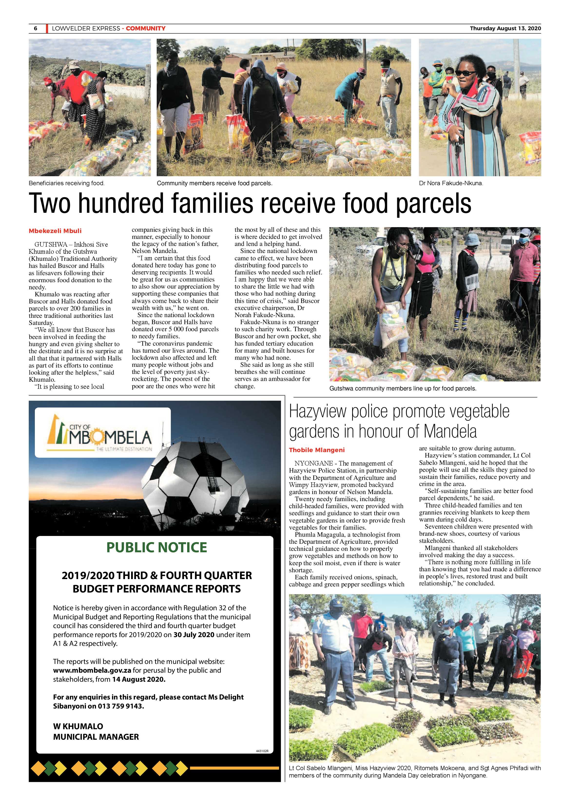 Lowveld Express 13 August 2020 page 6