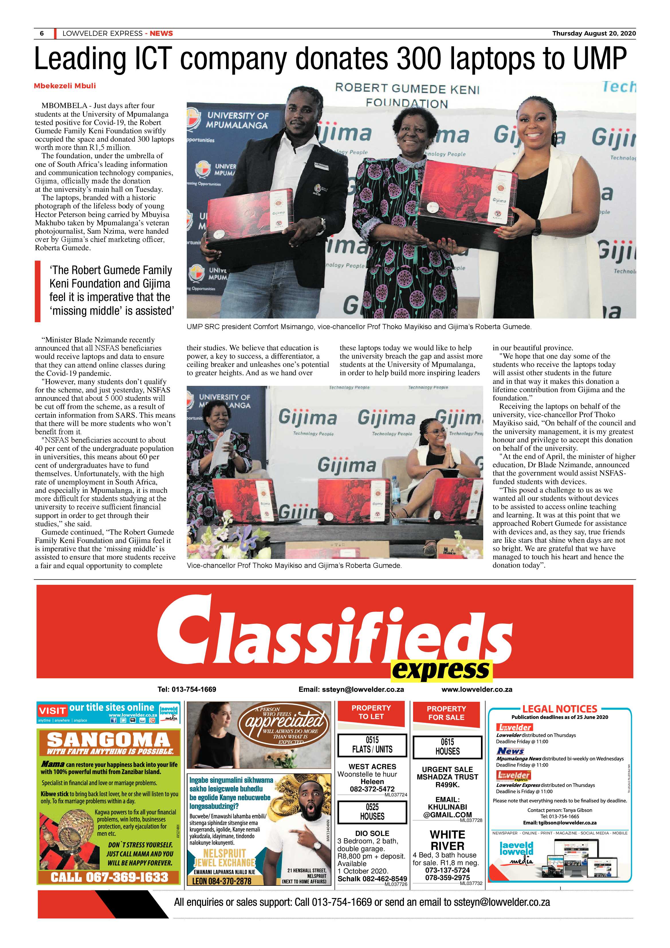 Lowveld Express 20 August 2020 page 6