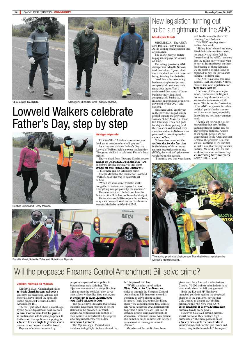 Lowvelder Express 24 June 2021 page 14
