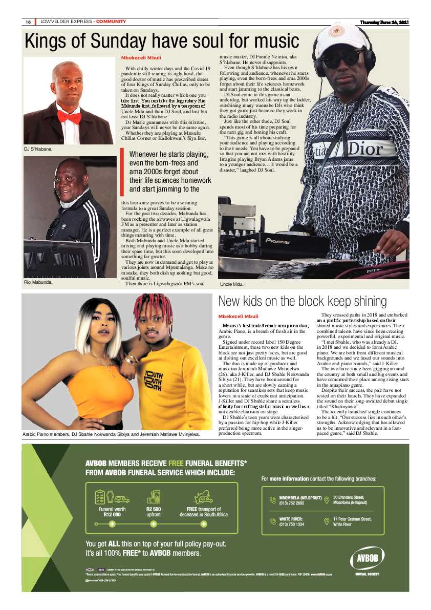 Lowvelder Express 24 June 2021 page 16