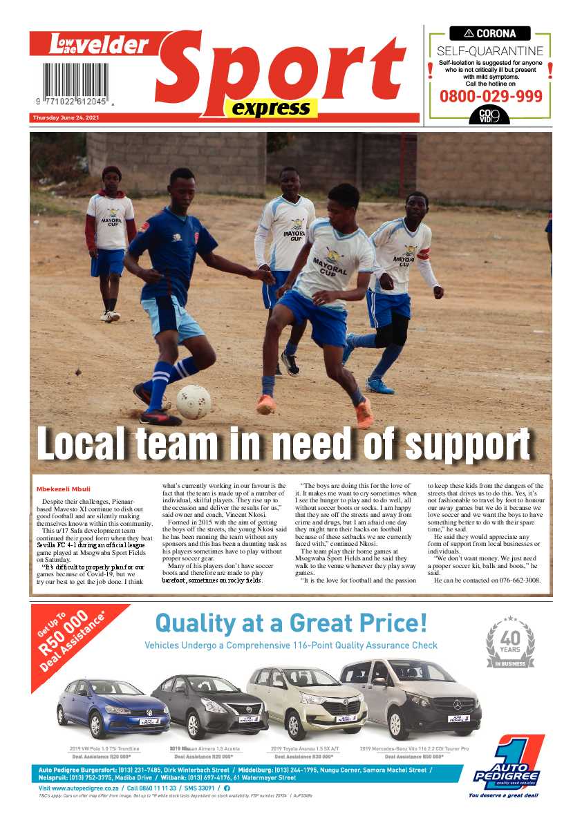 Lowvelder Express 24 June 2021 page 20