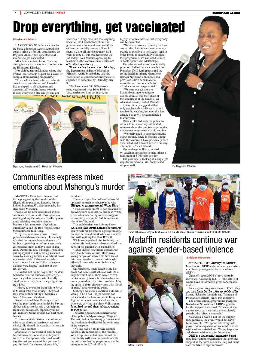 Lowvelder Express 24 June 2021 page 4
