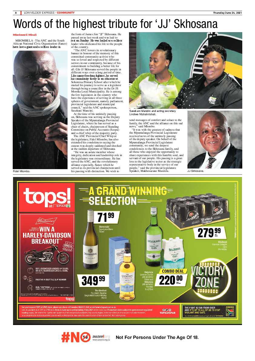 Lowvelder Express 24 June 2021 page 8