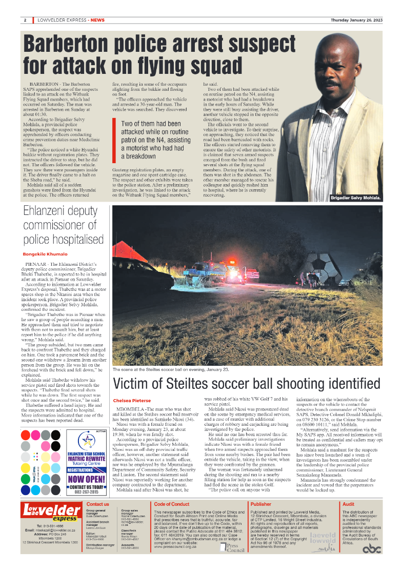 Lowvelder Express 26 January 2023 page 2