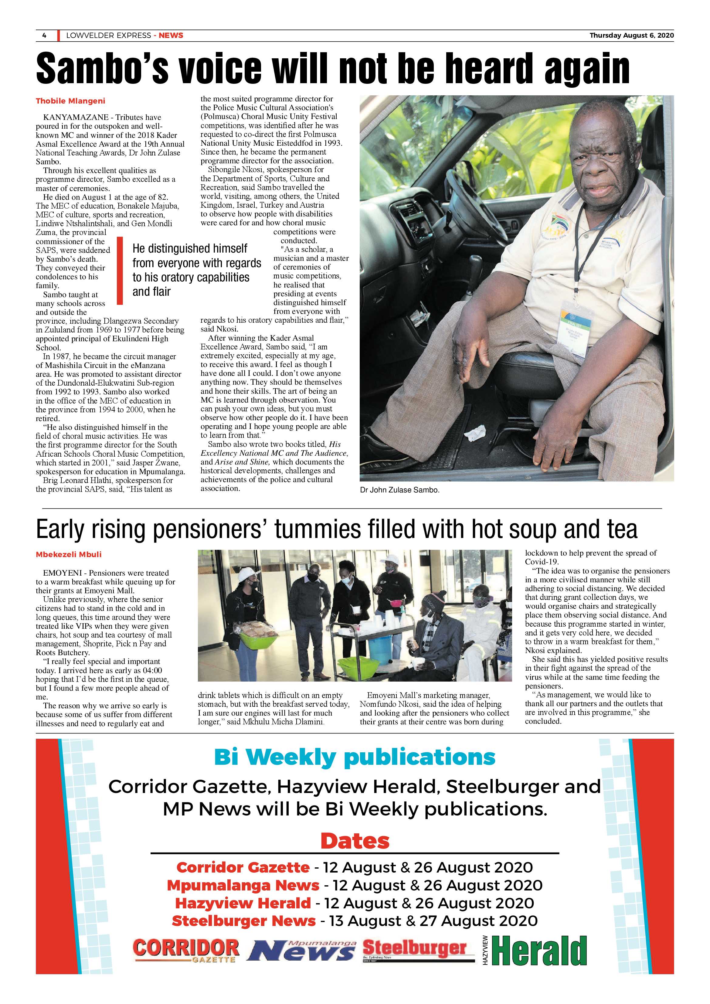 Lowveld Express 6 August 2020 page 4