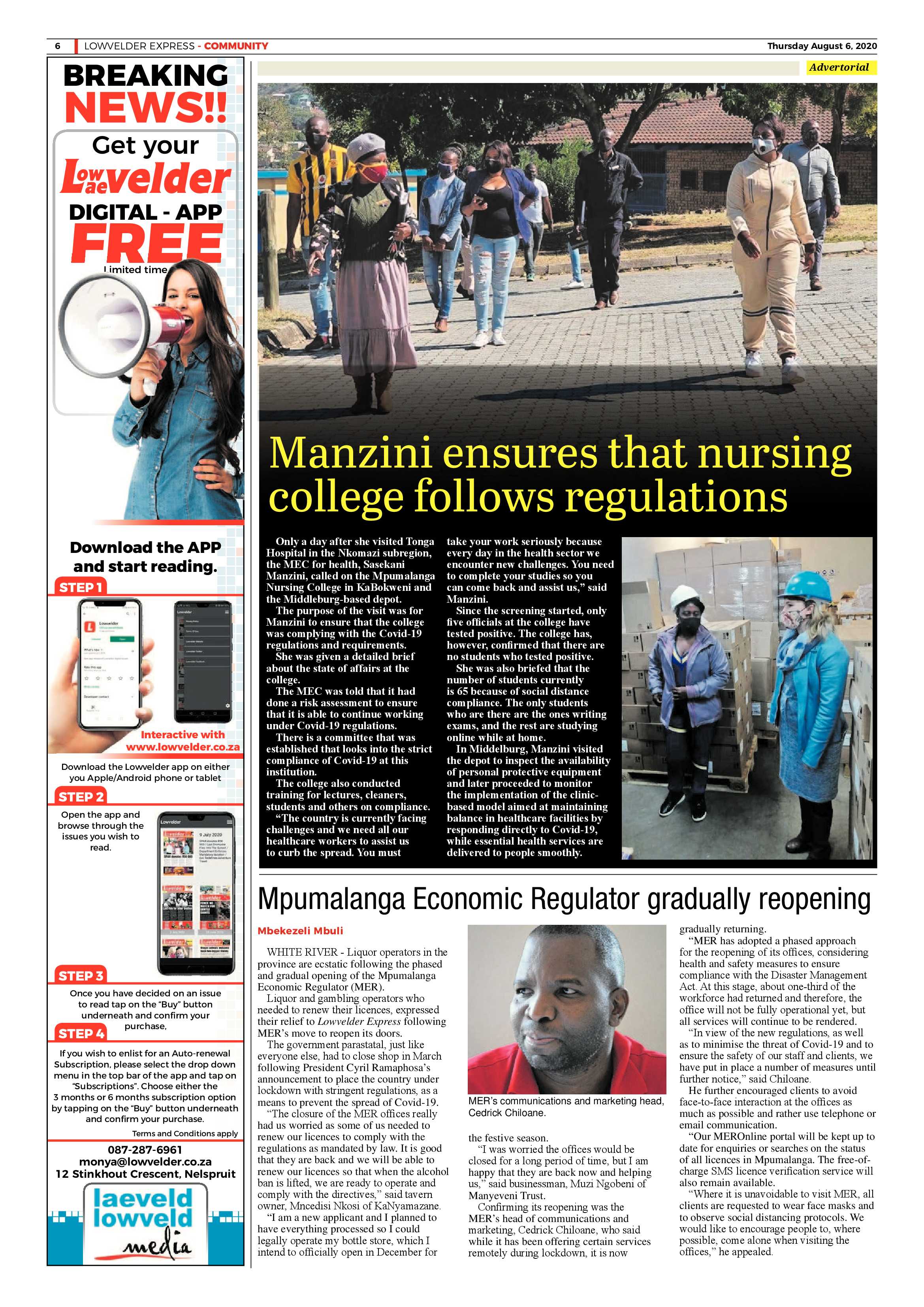 Lowveld Express 6 August 2020 page 6