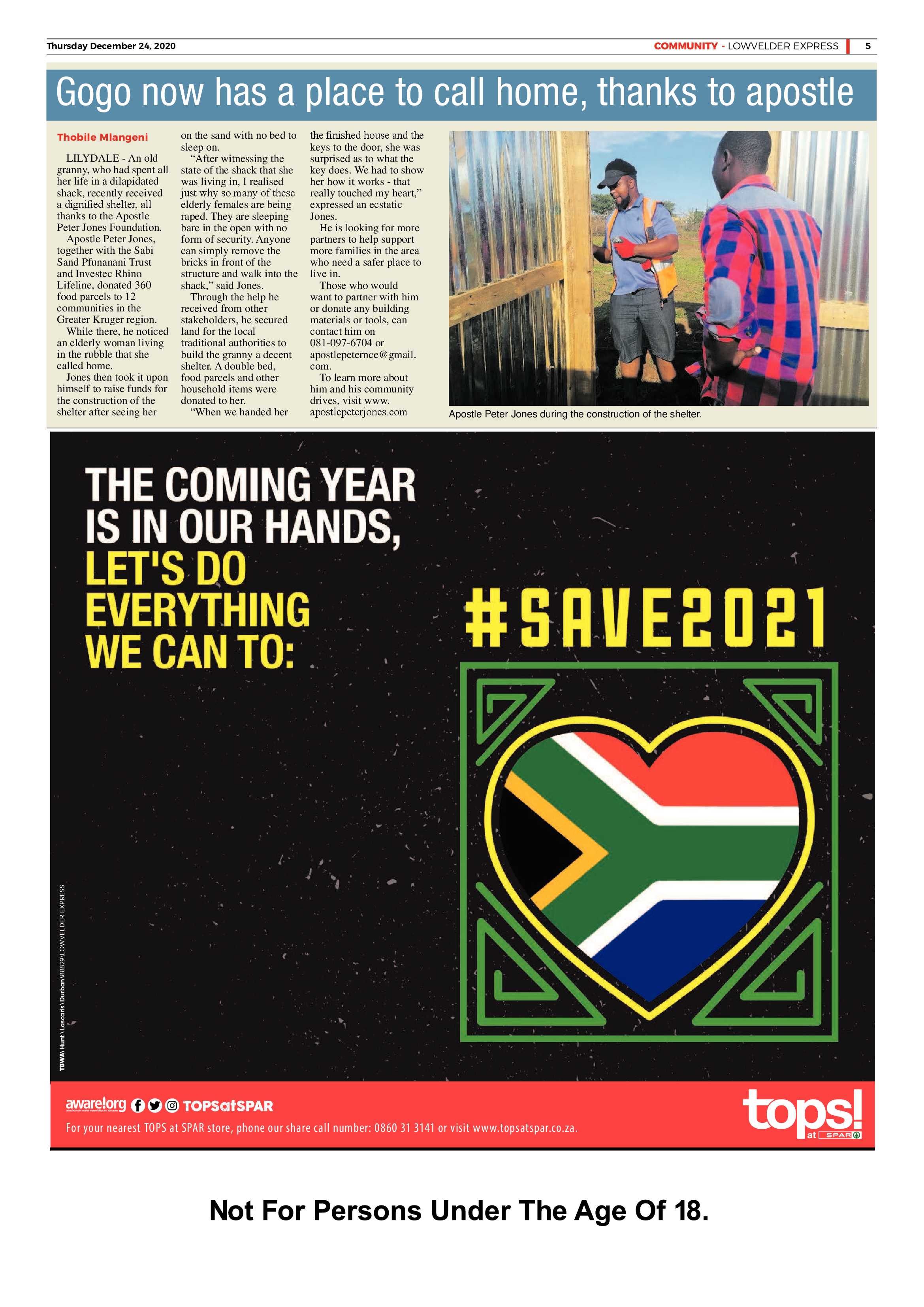 Lowvelder Express 20 December 2020 page 5