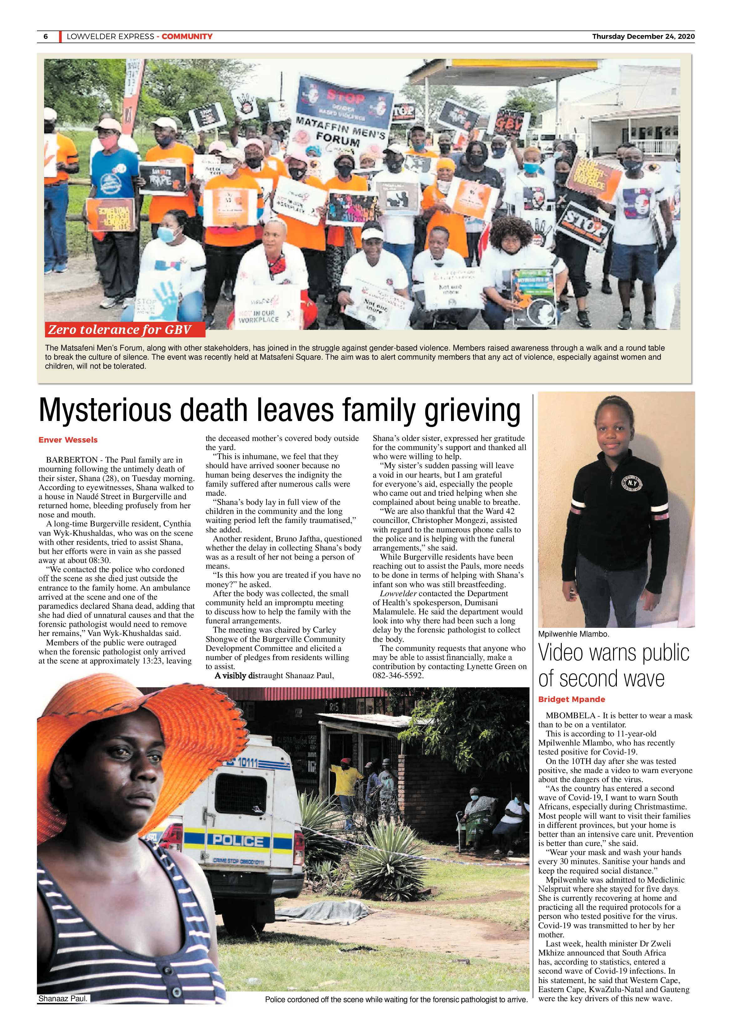 Lowvelder Express 20 December 2020 page 6