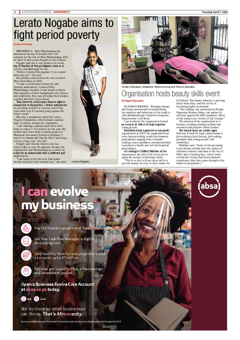 Lowvelder Express 7 April 2022 page 4