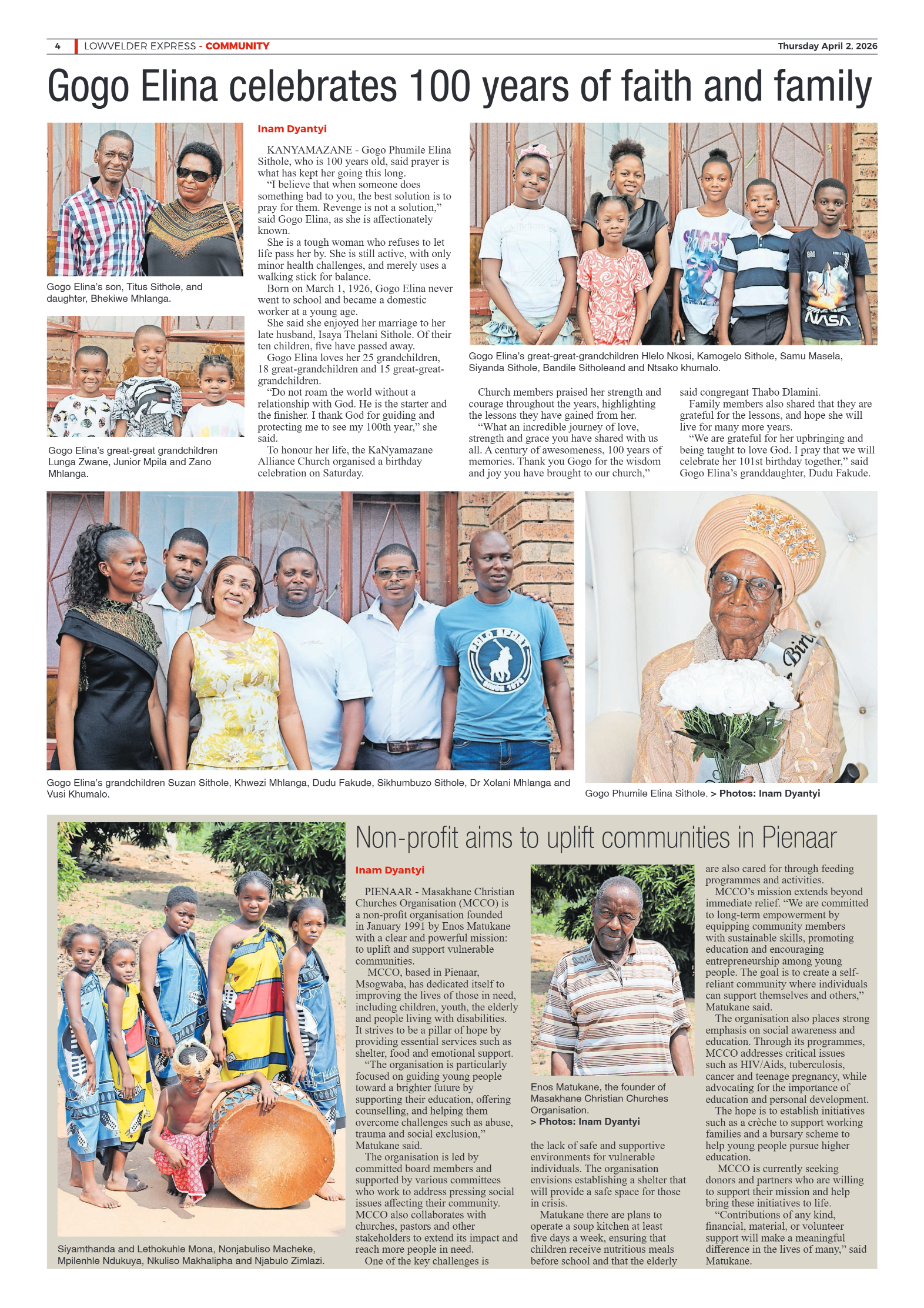 Lowvelder Express 02 April 2026 page 4