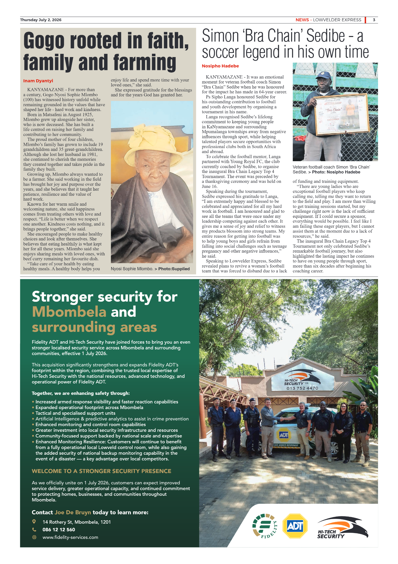 Lowvelder Express 02 July 2026 page 3