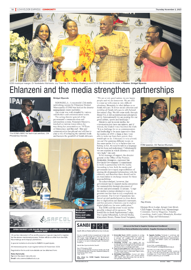 Lowvelder Express 02 November 2023 page 10