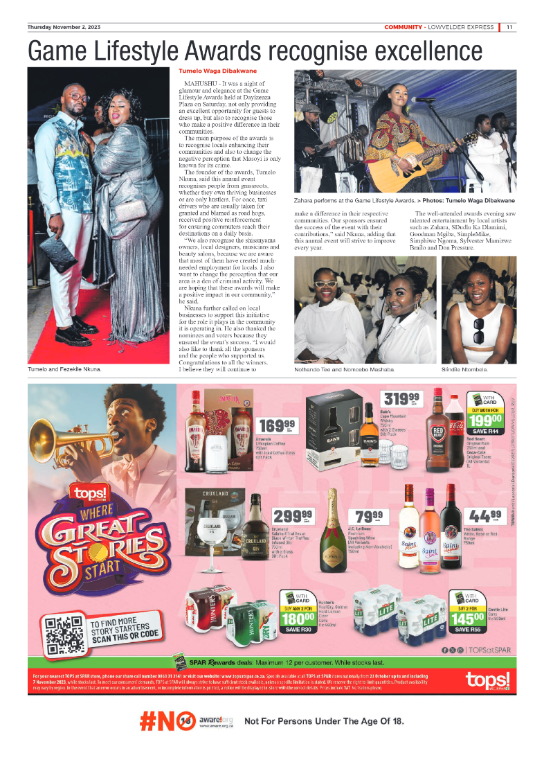 Lowvelder Express 02 November 2023 page 11