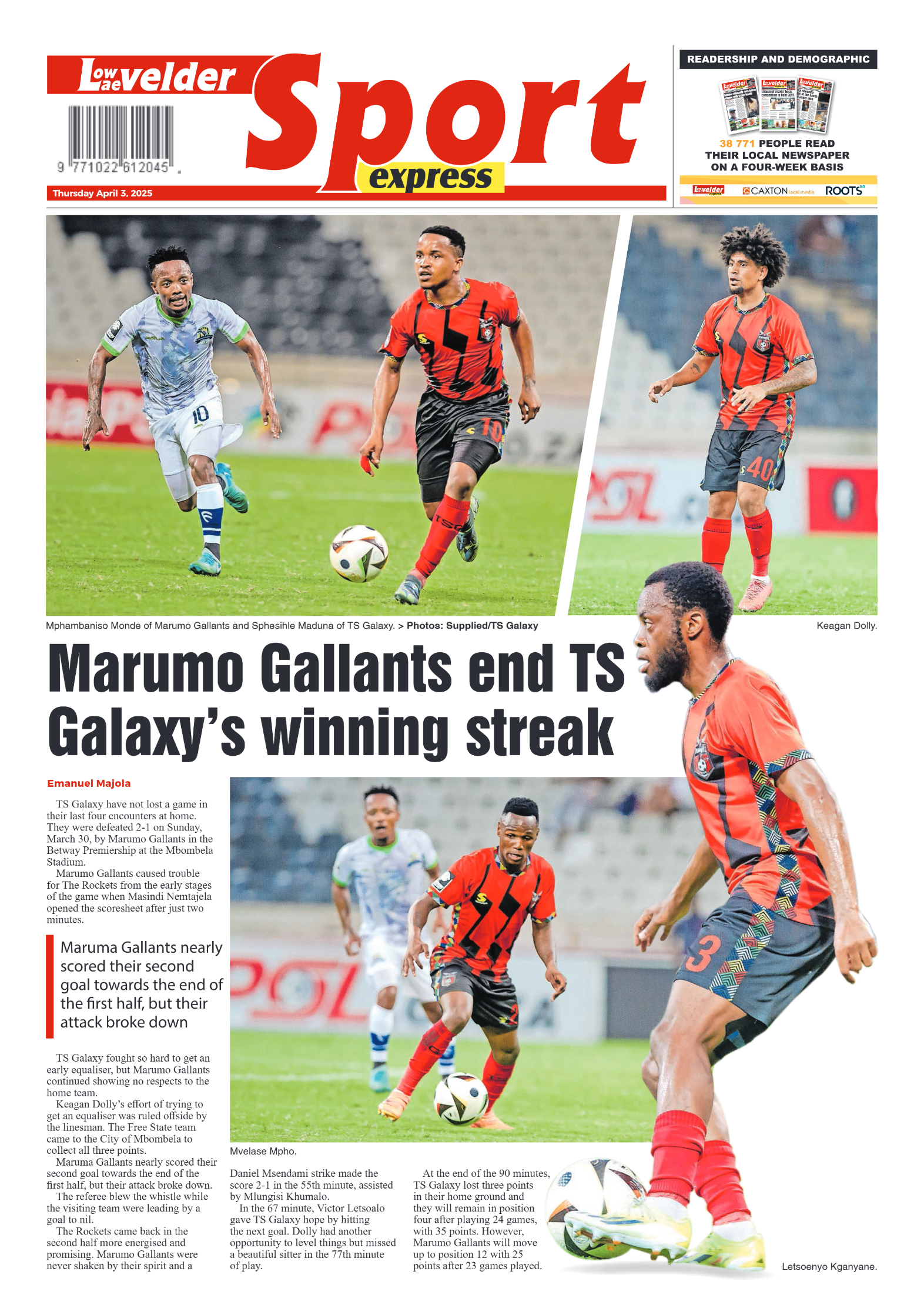 Lowvelder Express 03 April 2025 page 12