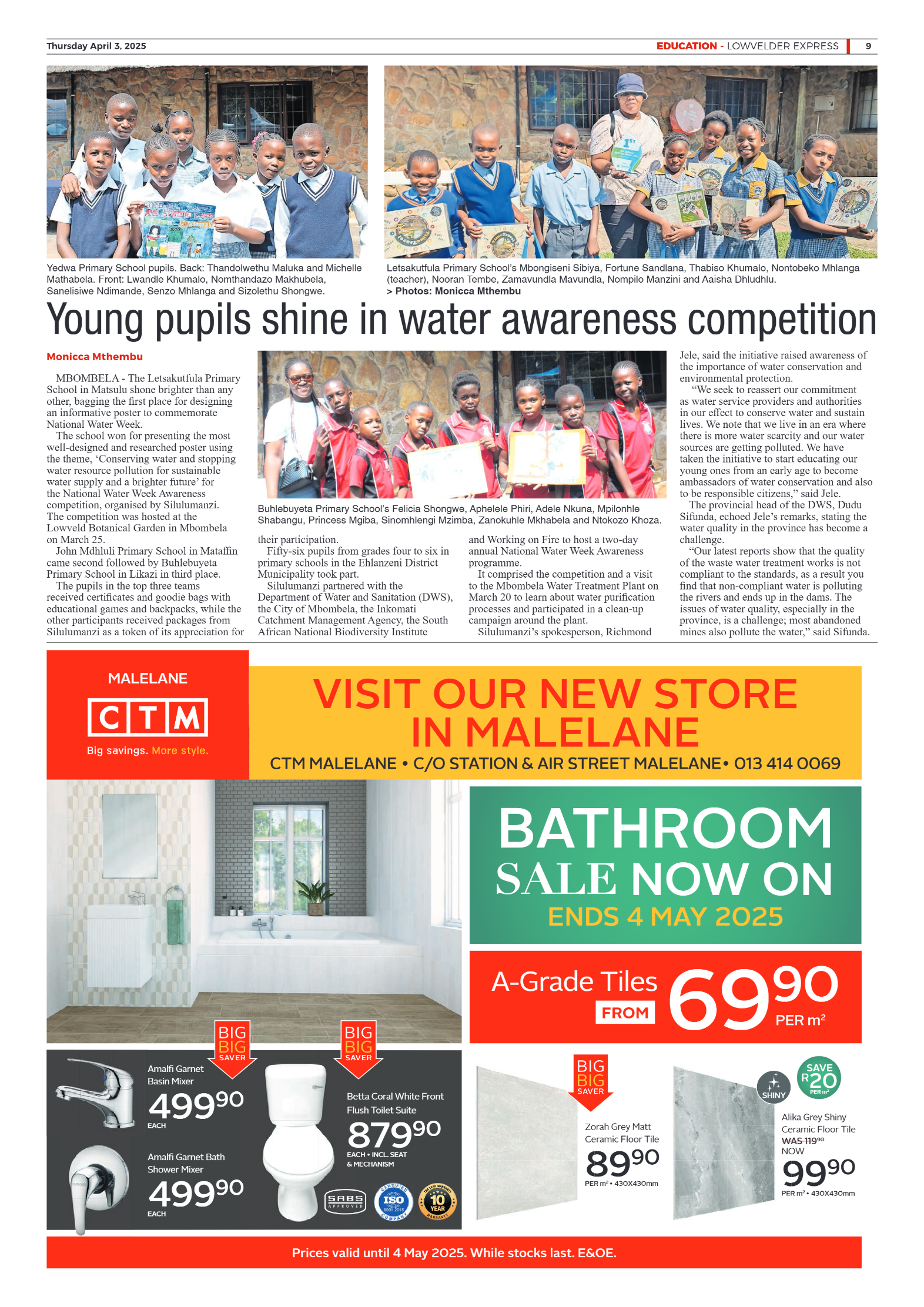 Lowvelder Express 03 April 2025 page 9