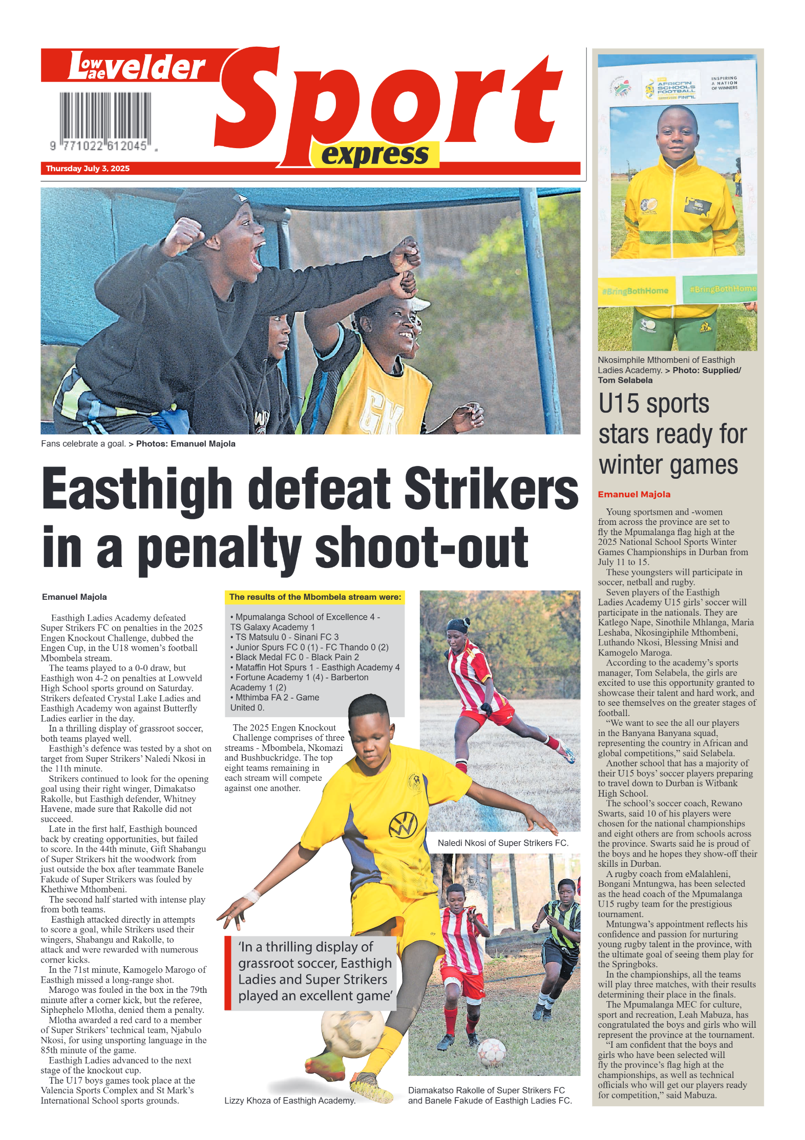 Lowvelder Express 03 July 2025 page 12