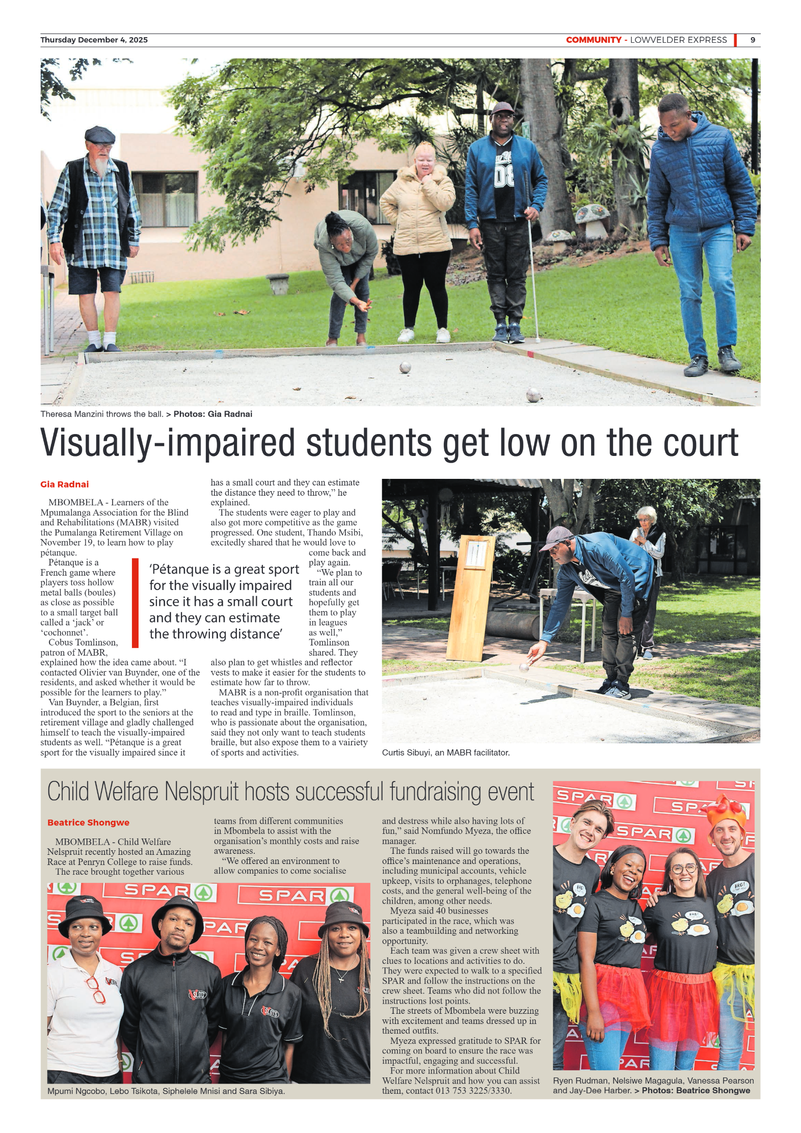 Lowvelder Express 4 December 2025 page 9