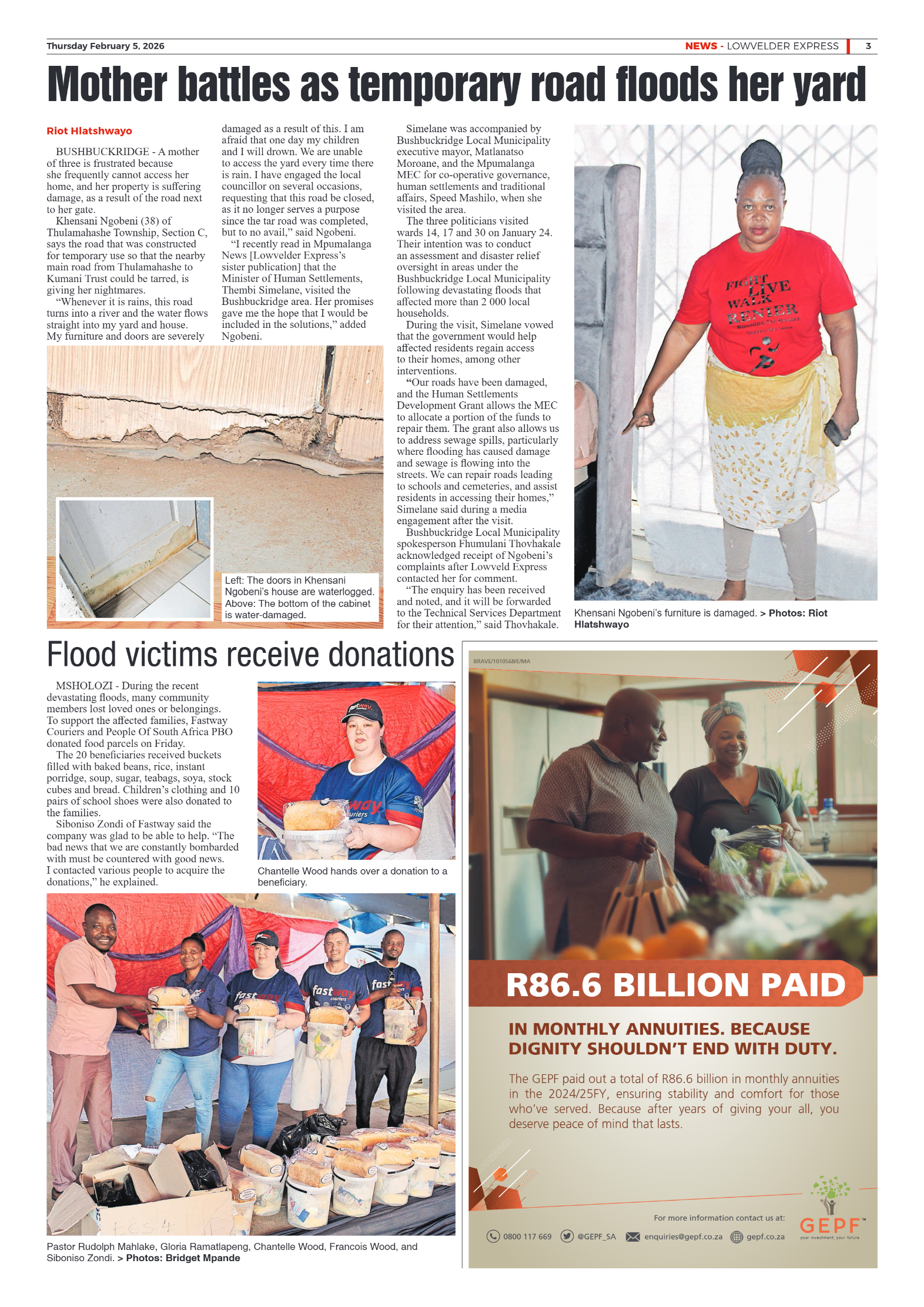 Lowvelder Express 05 February 2026 page 3