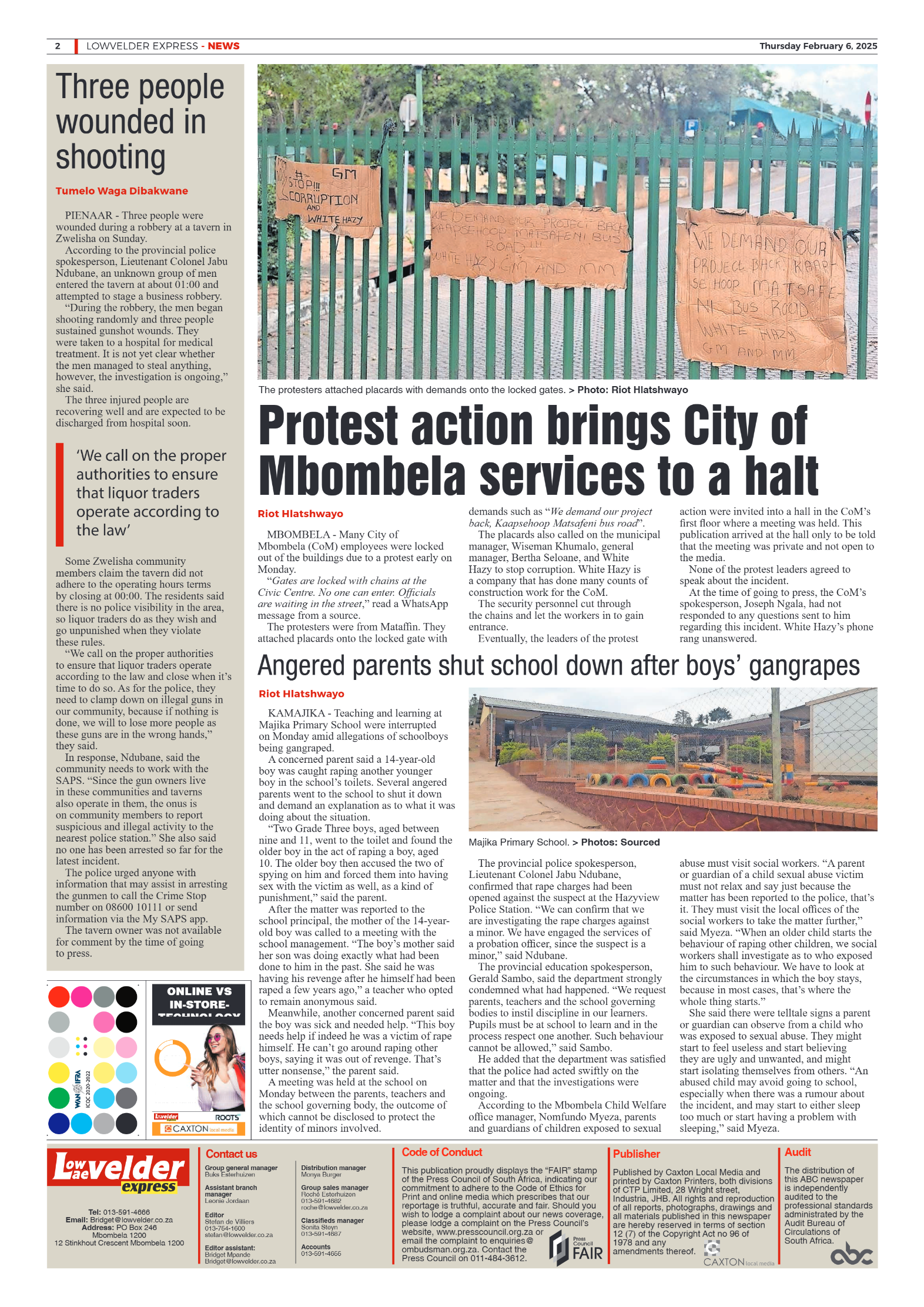 Lowvelder Express 06 February 2025 page 2