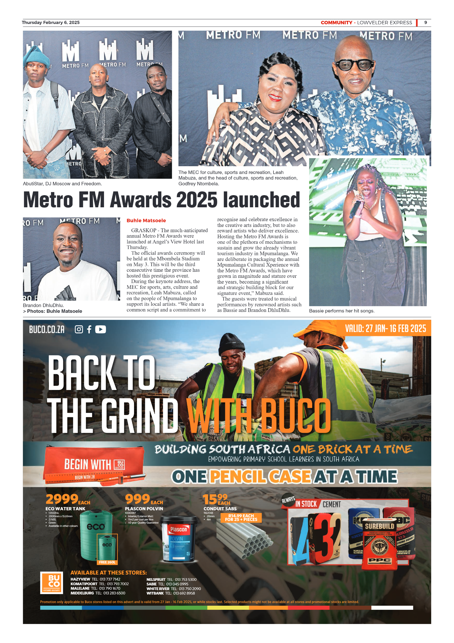 Lowvelder Express 06 February 2025 page 9