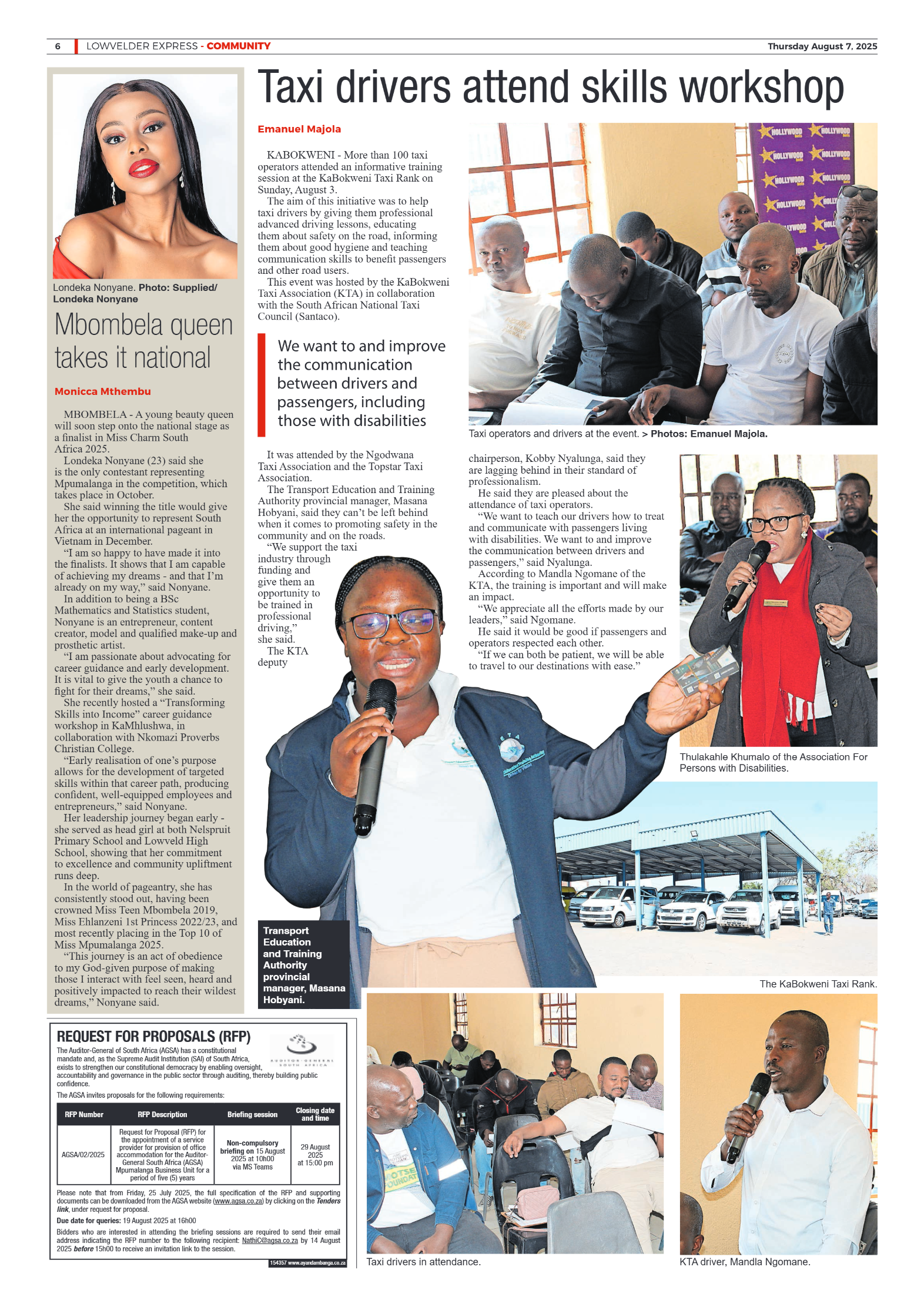 Lowvelder Express 7 August 2025 page 6