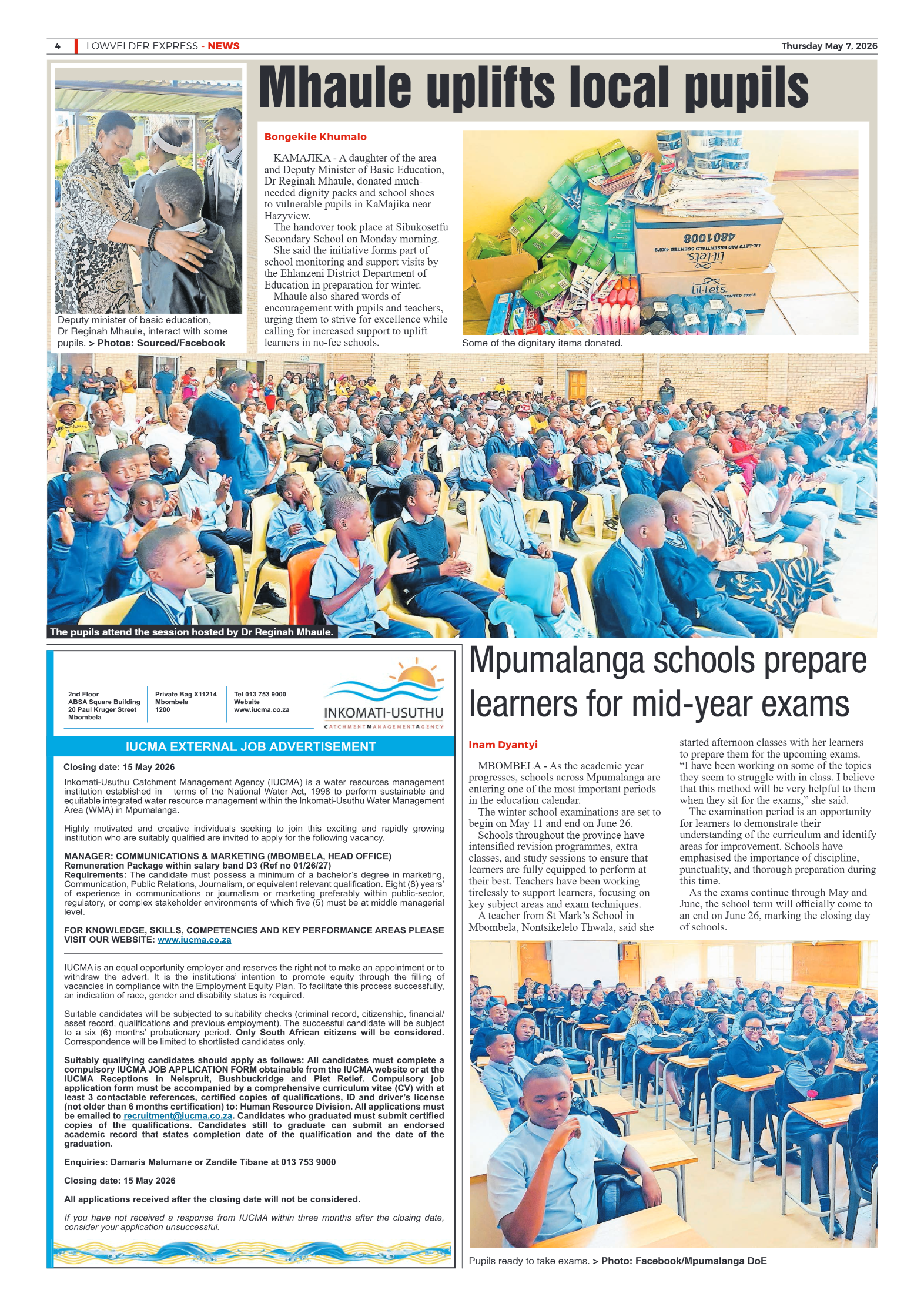 Lowvelder Express 07 May 2026 page 4