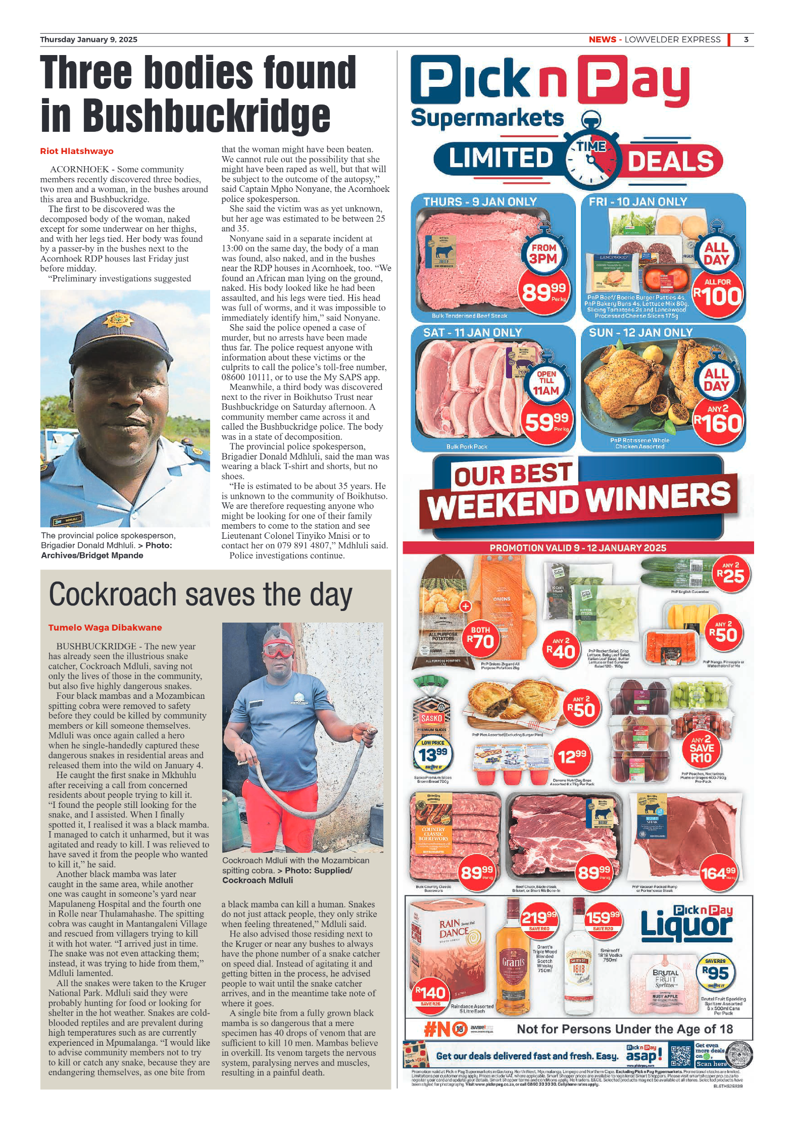 Lowvelder Express 09 January 2025 page 3