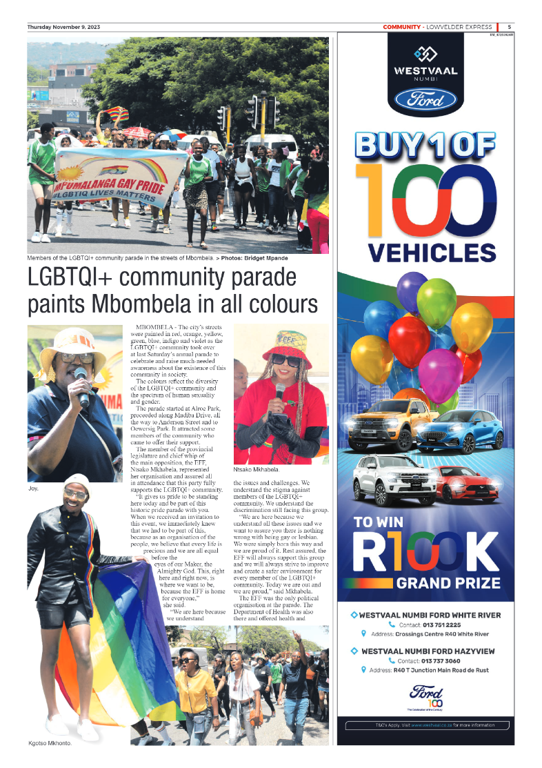 Lowvelder Express 09 November 2023 page 5
